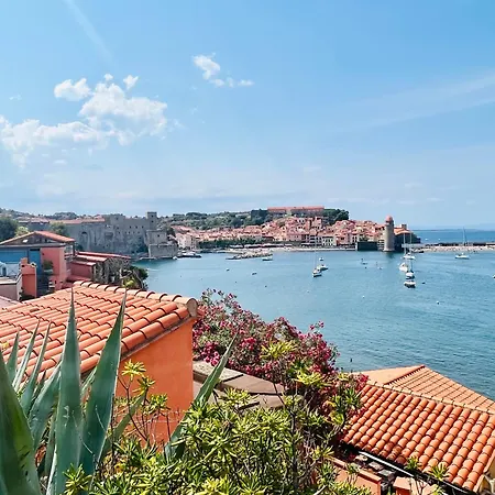 Vue Exceptionnelle Sur La Baie De Appartamento Collioure