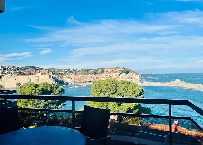 Vue Exceptionnelle Sur La Baie De Apartamento Collioure