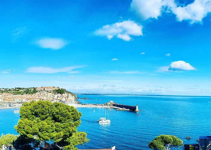 Vue Exceptionnelle Sur La Baie De Collioure