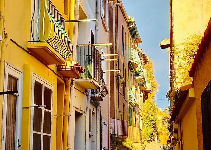 Vue Exceptionnelle Sur La Baie De Apartamento Collioure