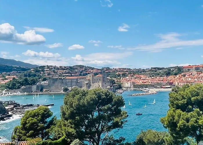Vue Exceptionnelle Sur La Baie De Collioure