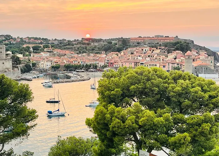 Vue Exceptionnelle Sur La Baie De Collioure