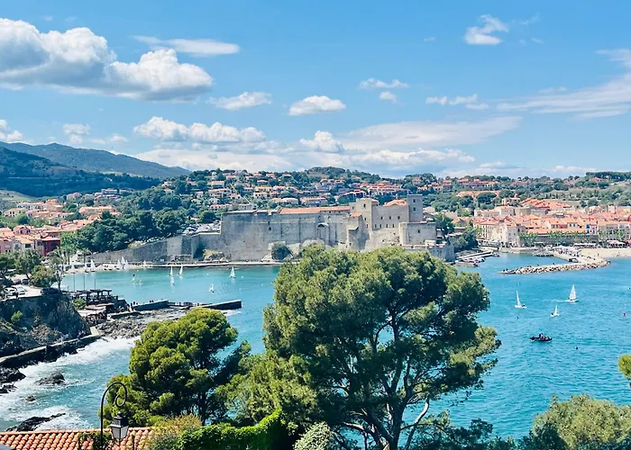 Vue Exceptionnelle Sur La Baie De * Collioure
